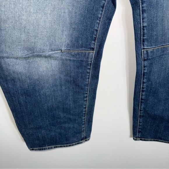 Nili Lotan Emerson Wide Barrel Leg Denim Jeans Pants-Classic Wash-Size 30 - Picture 4 of 15